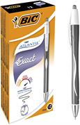 PENNE BIC ATLANTIS EXACT NERA A SCATTO 0,7MM