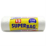 BUSTE N.U.SUPERBAG LT.110 PZ.15 70X100 TRASP.