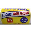 BUSTE N.U.SUPERBAG LT.110 PZ.15 70X100 TRASP.