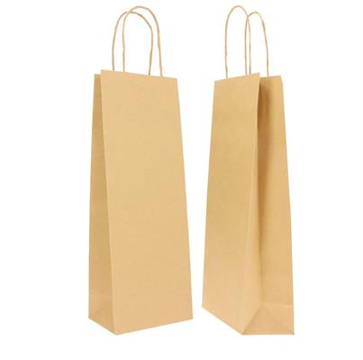 SHOPPER PORTA BOTTIGLIA BARBERA AVANA 14X9X38 072215