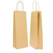 SHOPPER PORTA BOTTIGLIA BARBERA AVANA 14X9X38 072215