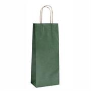 SHOPPER PORTA BOTTIGLIA BARBERA VERDE 14X9X38 072239