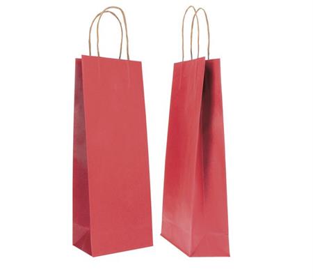 SHOPPER PORTA BOTTIGLIA BARBERA BORDEAUX 14X9X38 072222