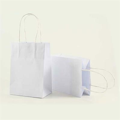 SHOPPER CORDONCINO BIANCO 14X9X20 078309