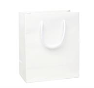 BUSTE SHOPPER LUX CTA FSC 180G.FP. 24X20+8 BIANCO