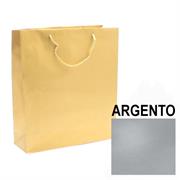 BUSTE C/CORDONCINO 27X37+12 ARGENTO