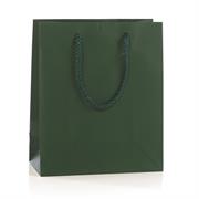 BUSTE C/CORDONCINO 16X19+8 VERDE BOSCO