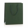 BUSTE C/CORDONCINO 16X19+8 VERDE BOSCO
