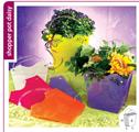 BUSTE PPL WHITE POT FP DAISY 18X19+11X12 ARANCIO