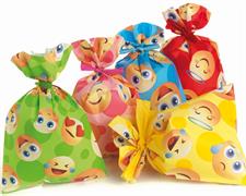 SACCHETTI 16X25 35MY EMOJI ASSORTITI