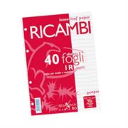 RICAMBI A5 BIANCO FF.40 GR.80 1R