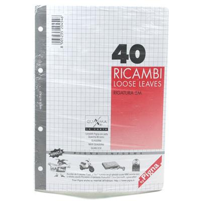 RICAMBI QUADERNO 40FF 5MM