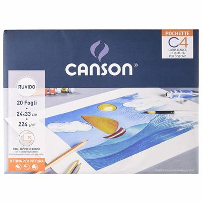 BLOCCO CANSON 24X33 224G RUVIDO 400089594