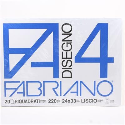 BLOCCHI F4 24X33 20FF RIQUADRATO LISCIO 220GR F5201597