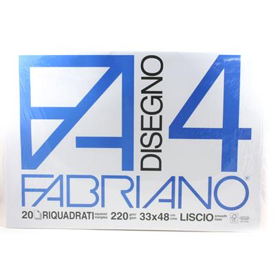 BLOCCHI F4 33X48 20FF RIQUADRATI LISCIO F5201797