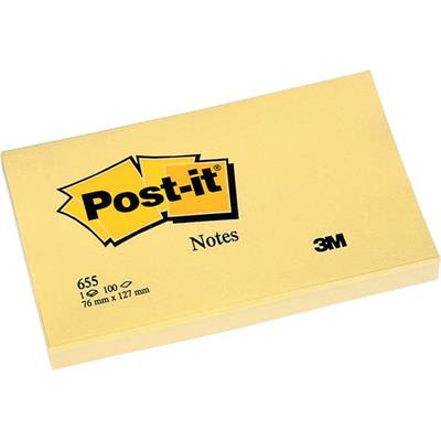 POST-IT 655 7,6X12,7 22903 GIALLO CANARY 7100317839