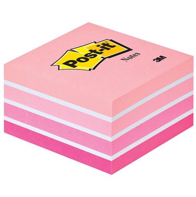 POST-IT 2028P 76X76 CUBO ACQUARELLE ROSA 82358