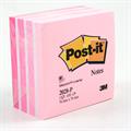 POST-IT 2028P 76X76 CUBO ACQUARELLE ROSA 82358