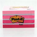 POST-IT 2028P 76X76 CUBO ACQUARELLE ROSA 82358