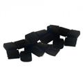 MOSAICO PLASTICA 3 NERO 00119