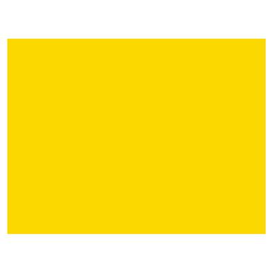 FOGLI BRISTOL 35X50 GIALLO 25FF GR.200 A35B013