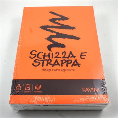 BLOCCHI SCHIZZA & STRAPPA A4 21X29,7 150FF A200704