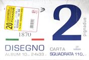 ALBUM DISEGNO PIGNADUE FF.10 LISCIO SQUADRATO