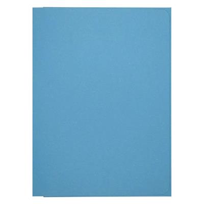 CARTELLE TRE LEMBI ZAFFIRO S/STAMPA PZ.50 AZZURRE 0687