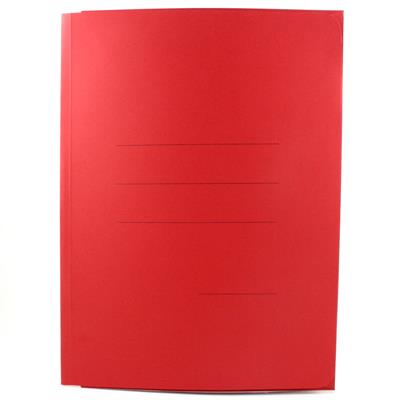 CARTELLE TRE LEMBI CARTEX PZ.25 GR.180 ROSSO 0613