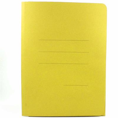 CARTELLE TRE LEMBI ZAFFIRO PZ.50 GIALLE 0622