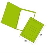 CARTELLE PER ATTI DIAMANTE PZ.100 VERDE 0594