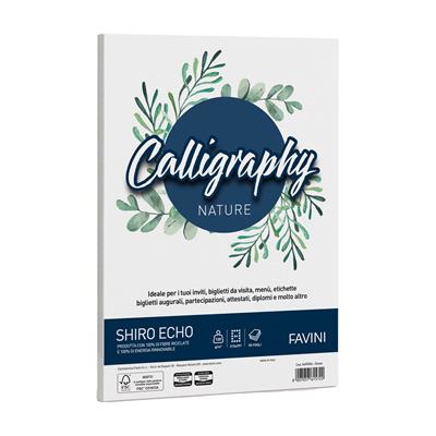 FOGLI A4 CALLIGRAPHY SHIRO ECO GESSO GR.120 FF.50 A69090