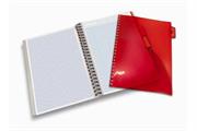 BLOCCO A4 SPIRALATO PVC GR.80 FF120 C/ZIP