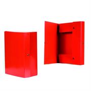 PORTAPROGETTI IN LINEA D10 25X35 LUCIDO ROSSO CHIUSURA A