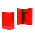 PORTAPROGETTI IN LINEA D12 25X35 LUCIDO ROSSO CHIUSURA A