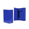 PORTAPROGETTI IN LINEA D12 25X35 LUCIDO BLU CHIUSURA A 3