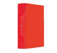 PORTAPROGETTI CON BOTTONE DORSO 8 ROSSO 0124RO