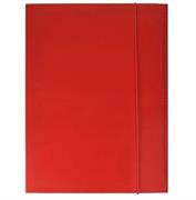 CARTELLE 3 LEMBI C/ELASTICO 35X25 LUCIDE ROSSE 0208805.R