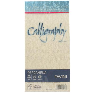 BUSTE CALLIGRAPHY 11X22 GR.90 PZ.25 NOCCIOLA A57N203