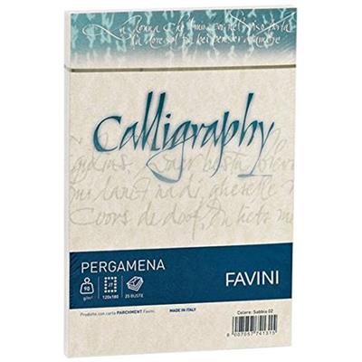 BUSTE CALLIGRAPHY 12X18 PZ.25 GR.90 SABBIA 02 A57U207