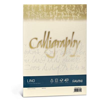 FOGLI A4 CALLIGRAPHY LINO GR.120 FF50 AVORIO A69Q514
