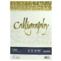 FOGLI A4 CALLIGRAPHY LINO GR.120 FF50 AVORIO A69Q514