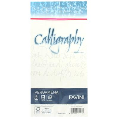 BUSTE CALLIGRAPHY 11X22 PZ.25 GR.90 NATURALE 06 A57Q203