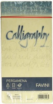 BUSTE CALLIGRAPHY 11X22 PZ.25 GR.90 CREMA 05 A572203