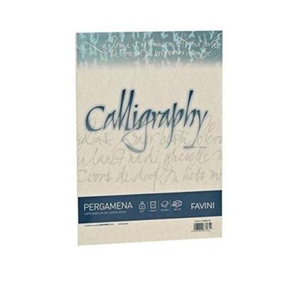 FOGLI A4 CALLIGRAPHY PERGAMENA GR.190 50FF PERLA 10 A694