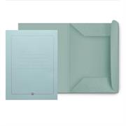 CARTELLE TRE LEMBI CON STAMPA GR.190 PZ.50 AZZURRE 0224#