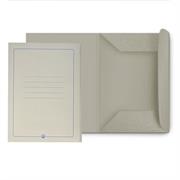 CARTELLE TRE LEMBI CON STAMPA GR.190 PZ.50 GRIGIO 0224#