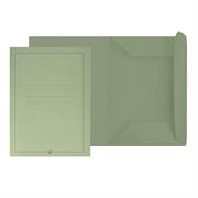 CARTELLE TRE LEMBI CON STAMPA GR.190 PZ.50 VERDI 0224#