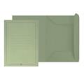 CARTELLE TRE LEMBI CON STAMPA GR.190 PZ.50 VERDI 0224#