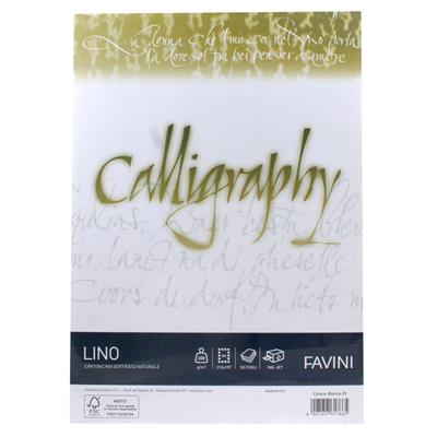 FOGLI A4 CALLIGRAPHY LINO GR.200 50FF BIANCO A690614